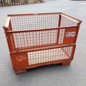 Gitterbox GIBO 1240x835x970 mm, rojo, usado