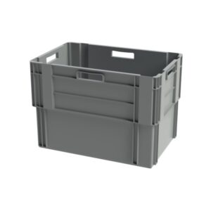 Caja gira y apila 600x400x420 mm, 80l, cerrada