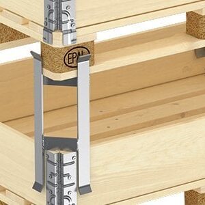 Distanciador palets collar madera, 43 cm