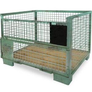 Gitterbox GIBO 1240x835x970 mm, homologado EPAL UIC 435-3, usado