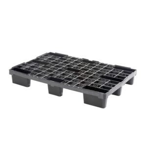 Palet plástico 1140x760x155 mm, plataforma abierta, 1000 kg