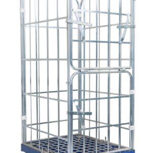 Carro 4 laterales 810x720x1620 mm, con puerta abatible